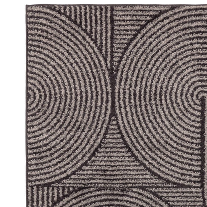 Vloerkleed Muse Charcoal Swirl MU01