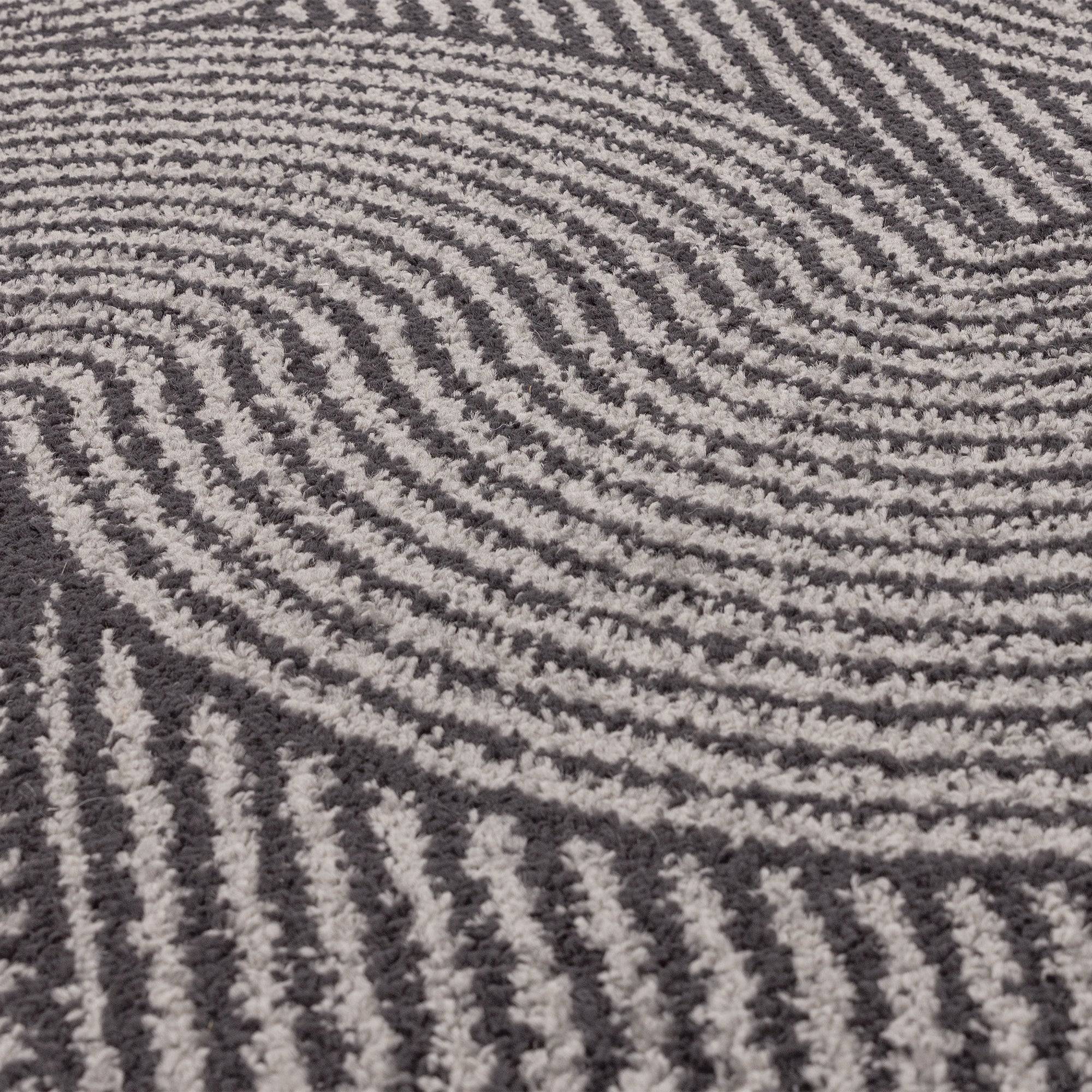 Vloerkleed Muse Charcoal Swirl MU01
