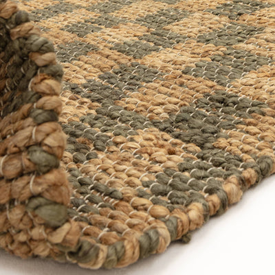 Vloerkleed Naturi Olive Green