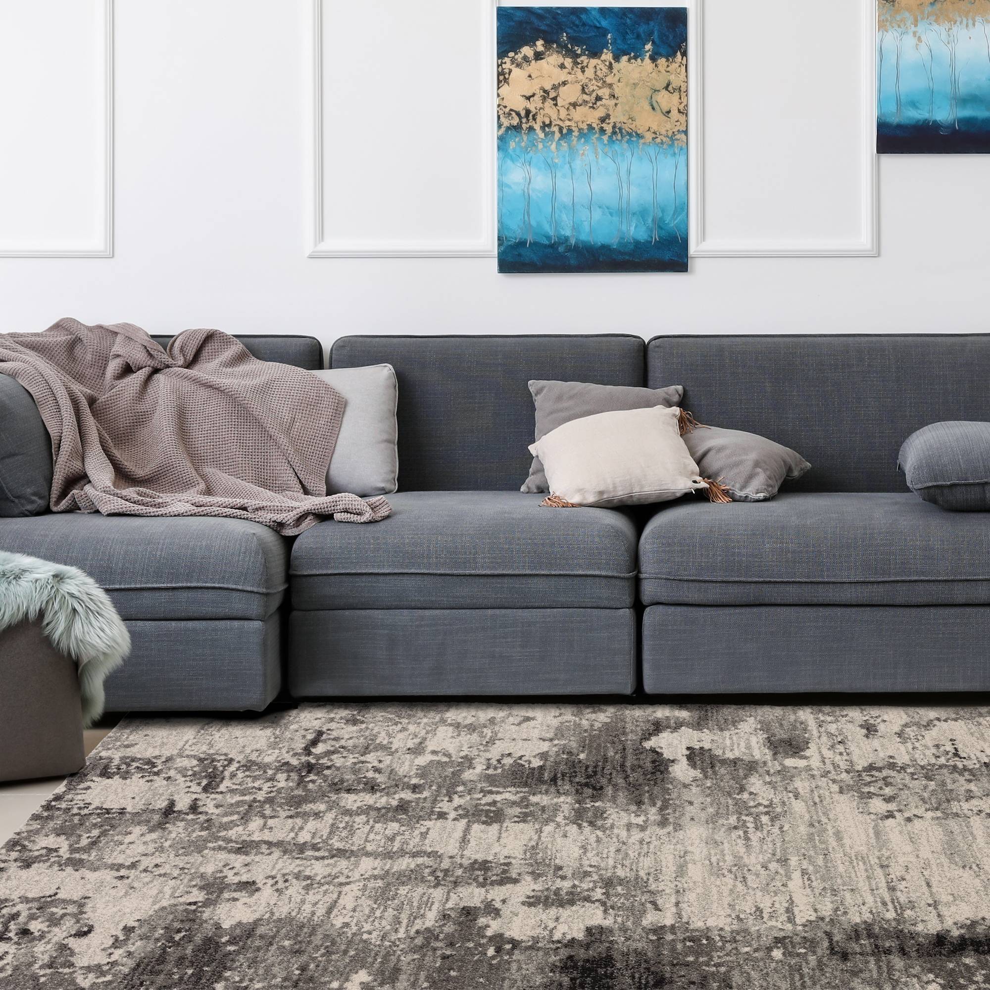 Vloerkleed Nova Mirage Charcoal NV37