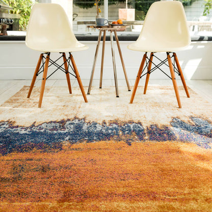 Vloerkleed Nova Distress Orange NV04