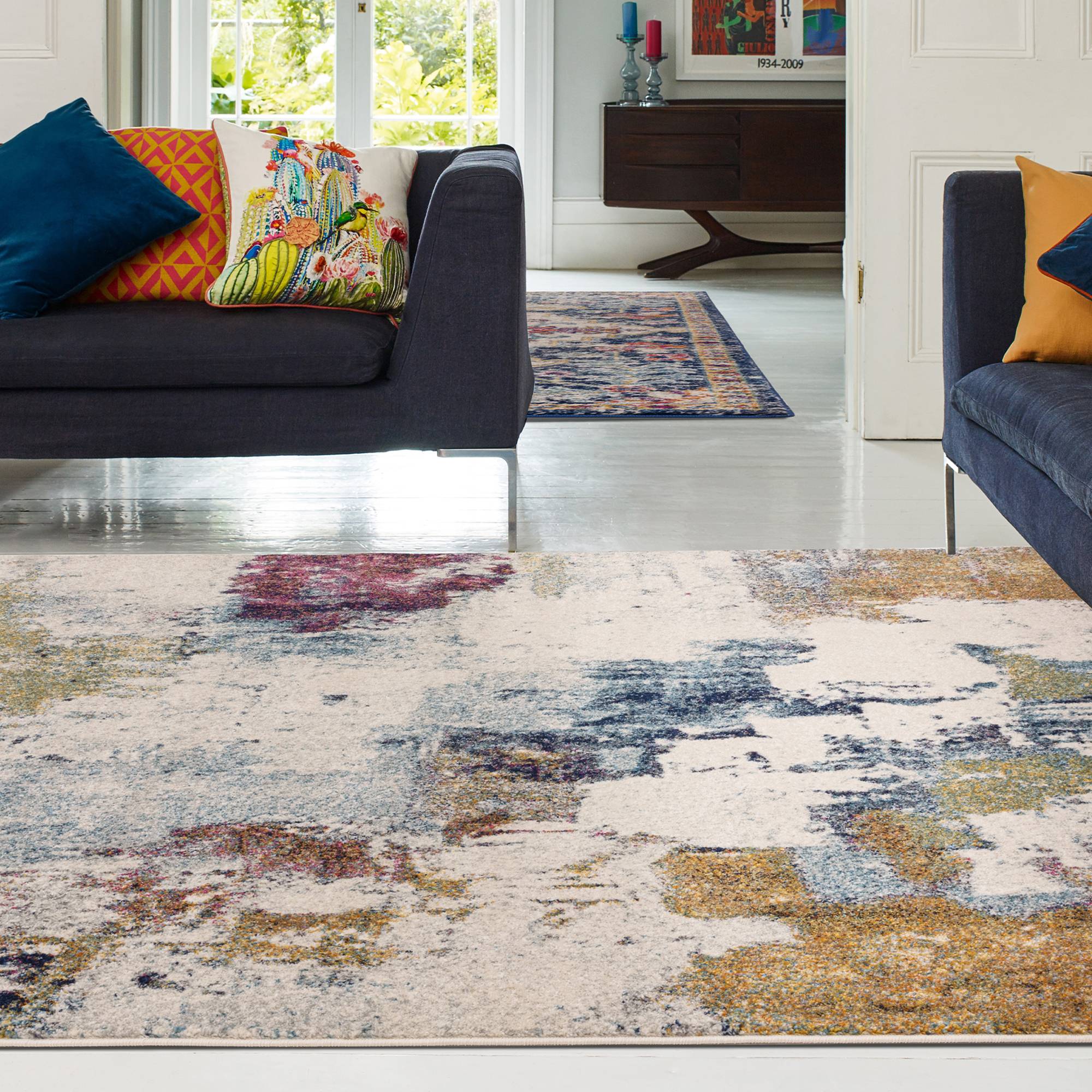 Vloerkleed Nova Mustard Multi NV22