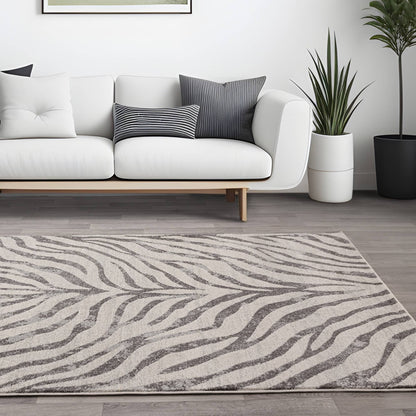 Vloerkleed Nova Zebra Grey NV27