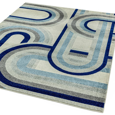 Vloerkleed Nova Retro Blue NV30