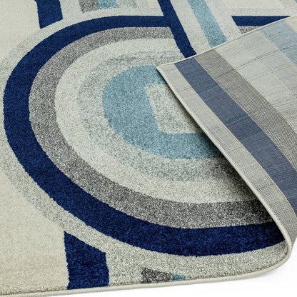 Vloerkleed Nova Retro Blue NV30