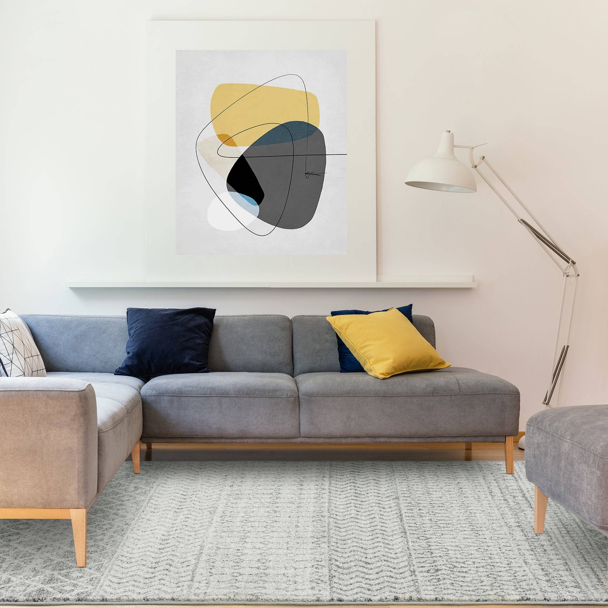 Vloerkleed Nova Aztec Grey NV35