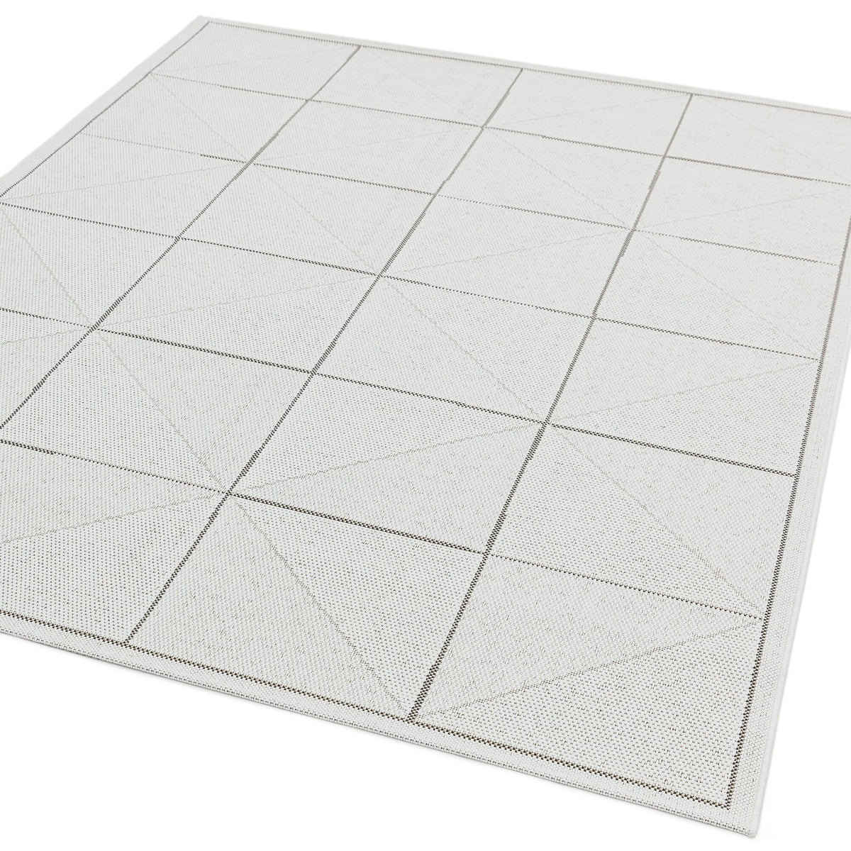 Vloerkleed Rugestiq Patio PAT06 ivoor ruit – foto 2