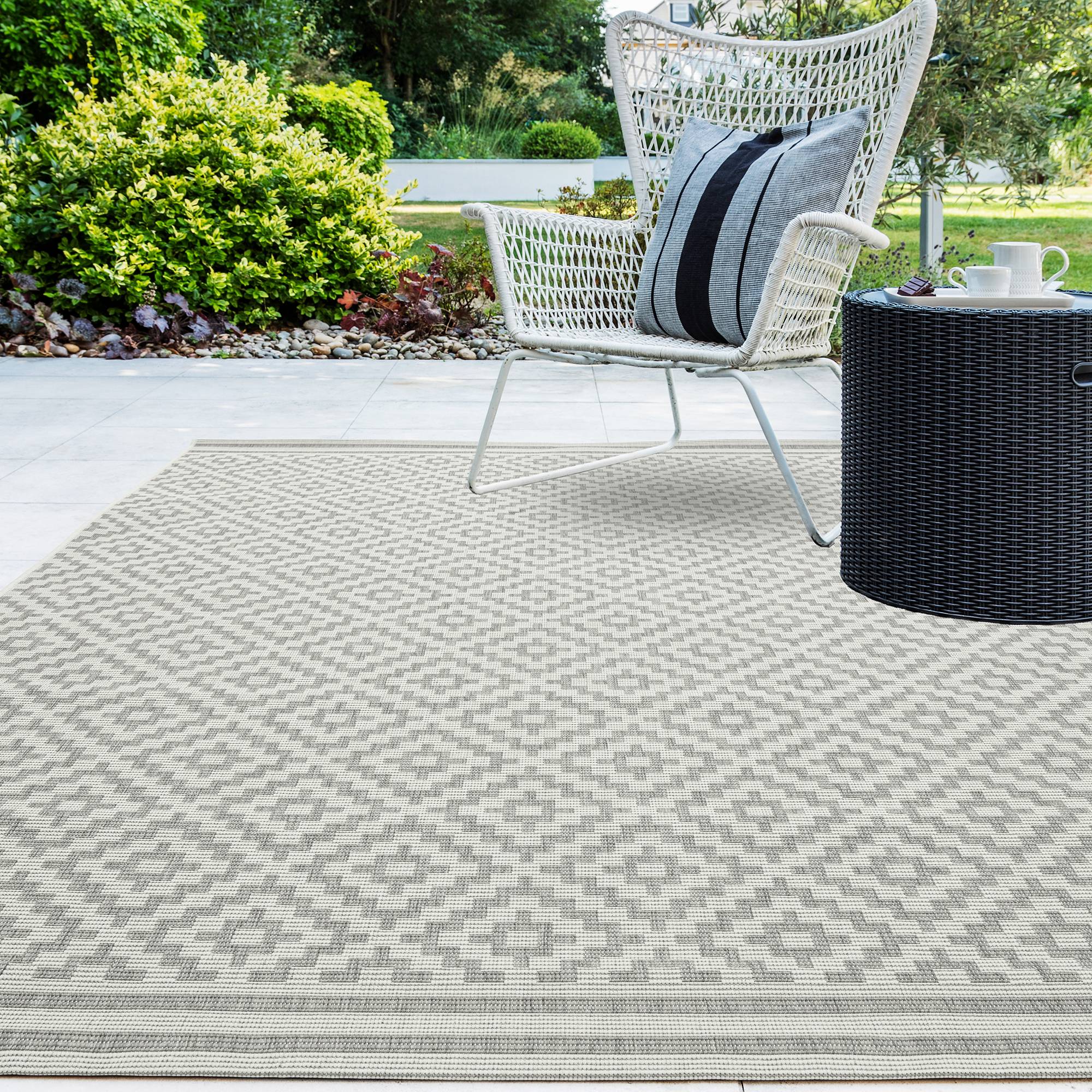 Vloerkleed Patio 11 Diamond Grey