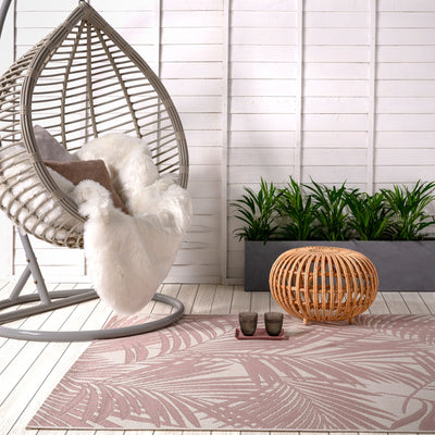 Vloerkleed Rugestiq Patio PAT21 roze palm – foto 2