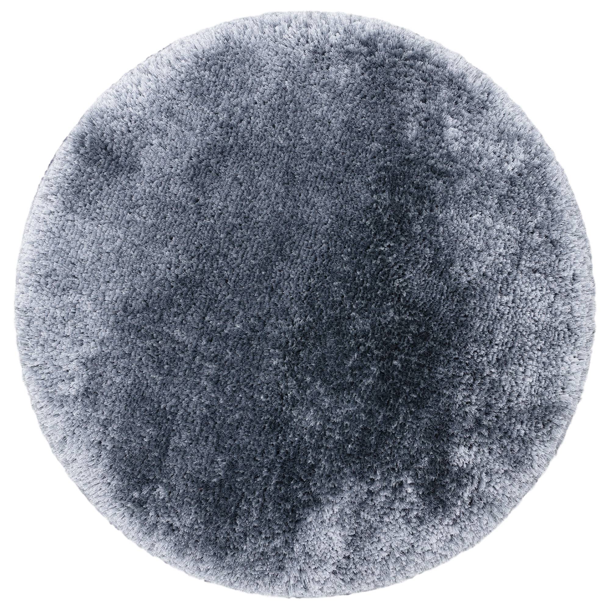 Vloerkleed Plush Airforce Blue (Circle)
