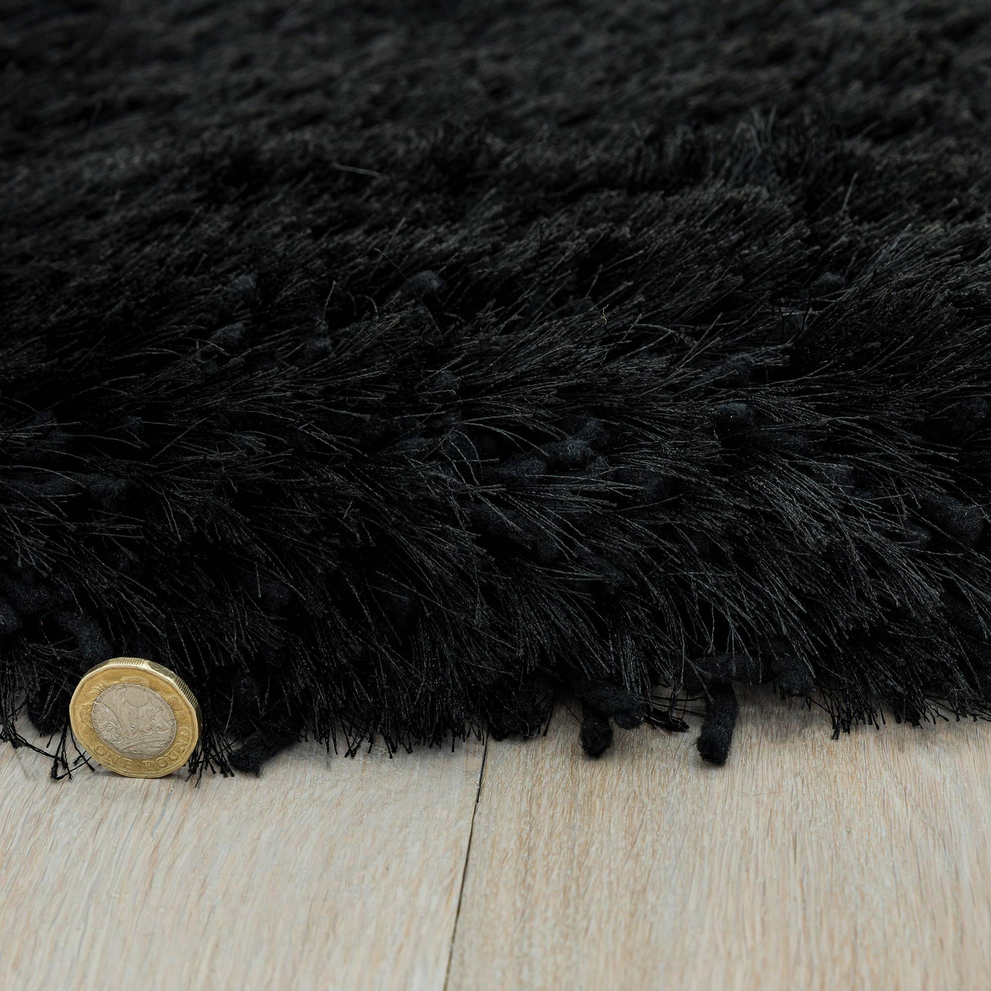 Vloerkleed Plush Black