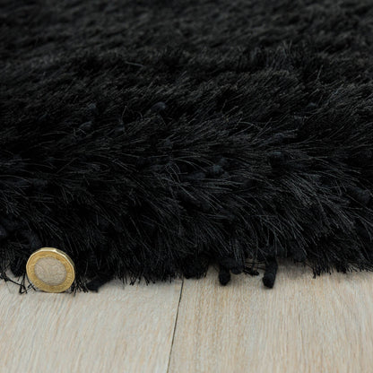 Vloerkleed Plush Black
