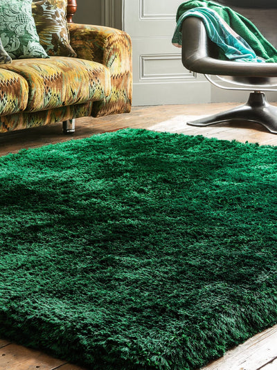 Hoogpolig vloerkleed Easy Living Plush Rug Emerald Green