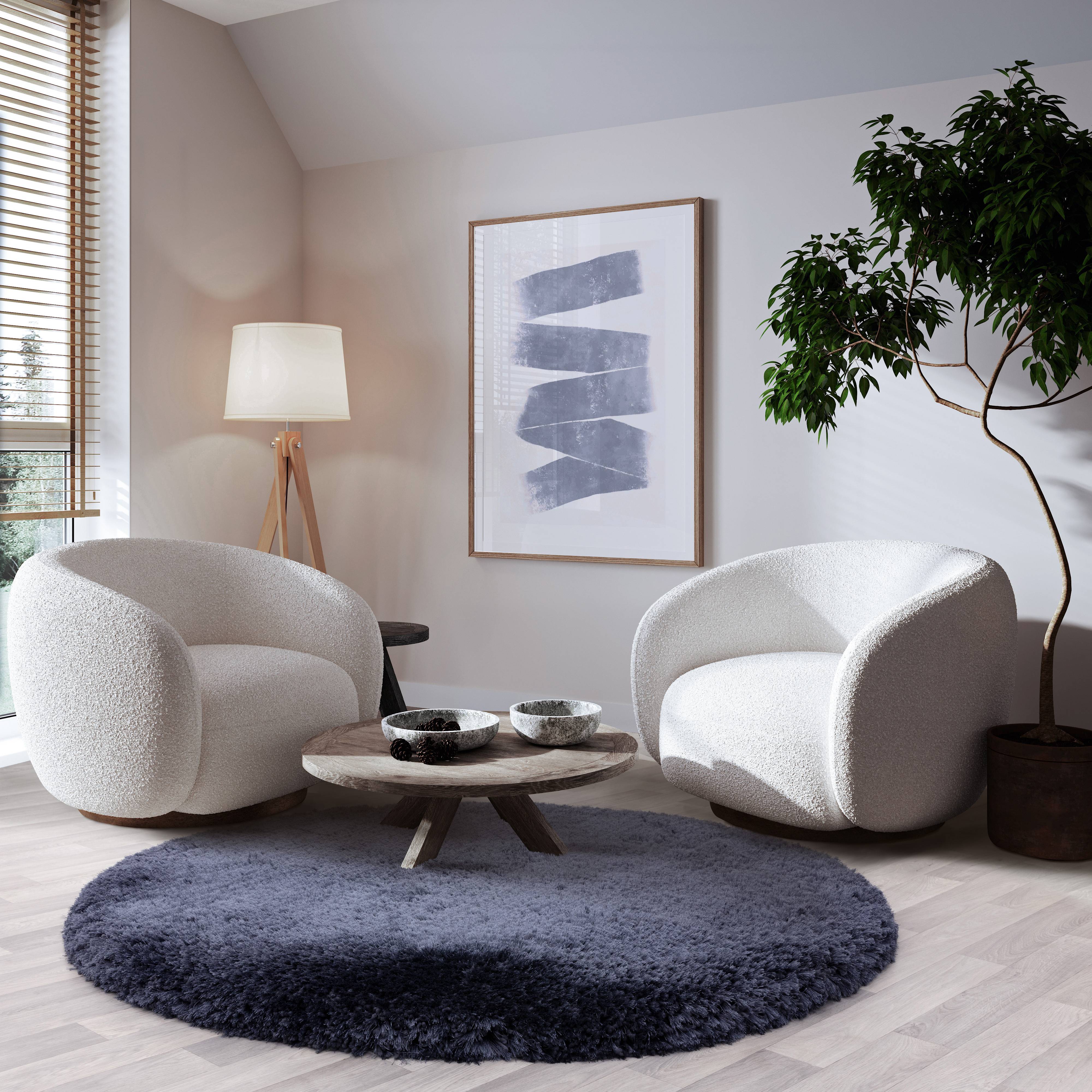 Vloerkleed Plush Navy