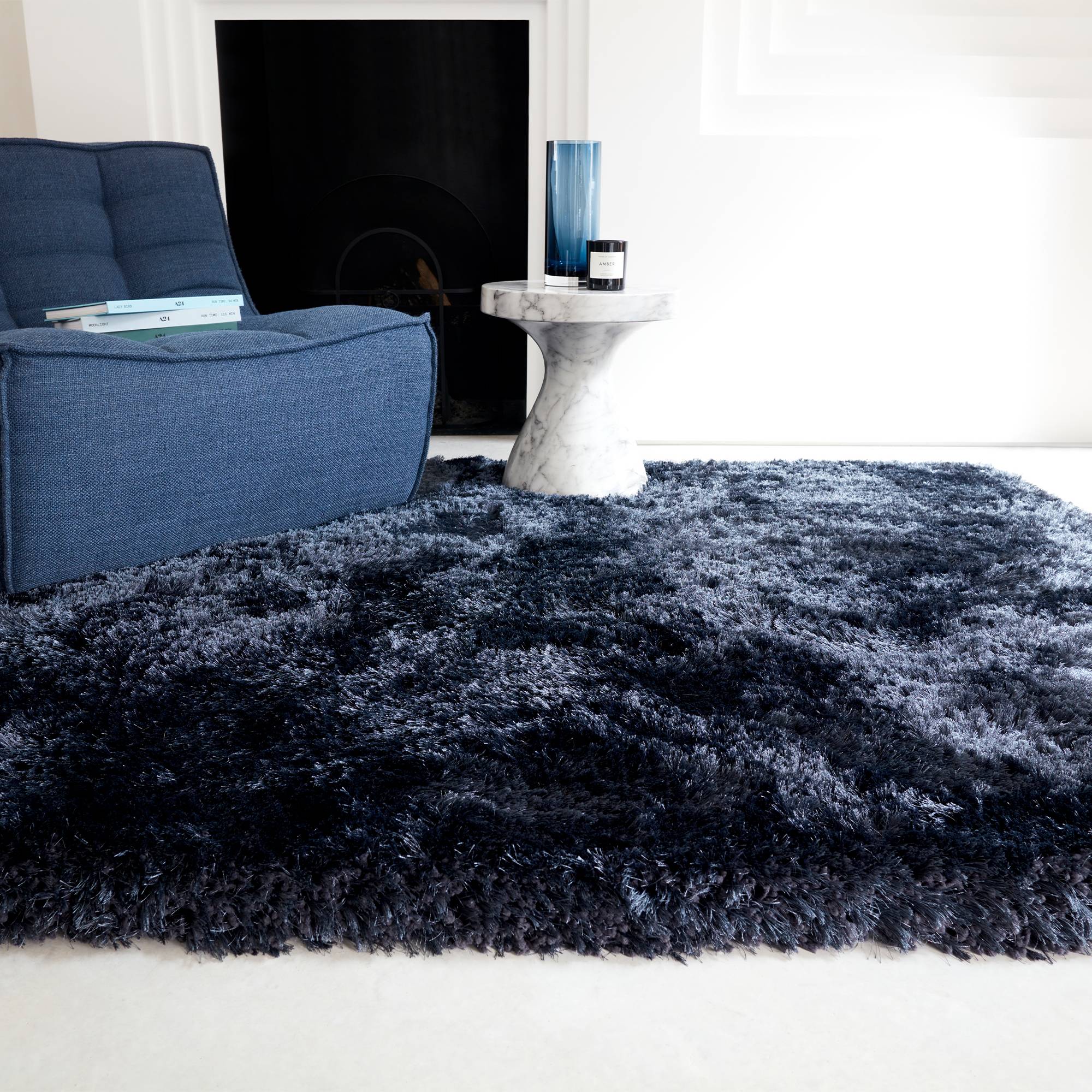 Vloerkleed Plush Navy