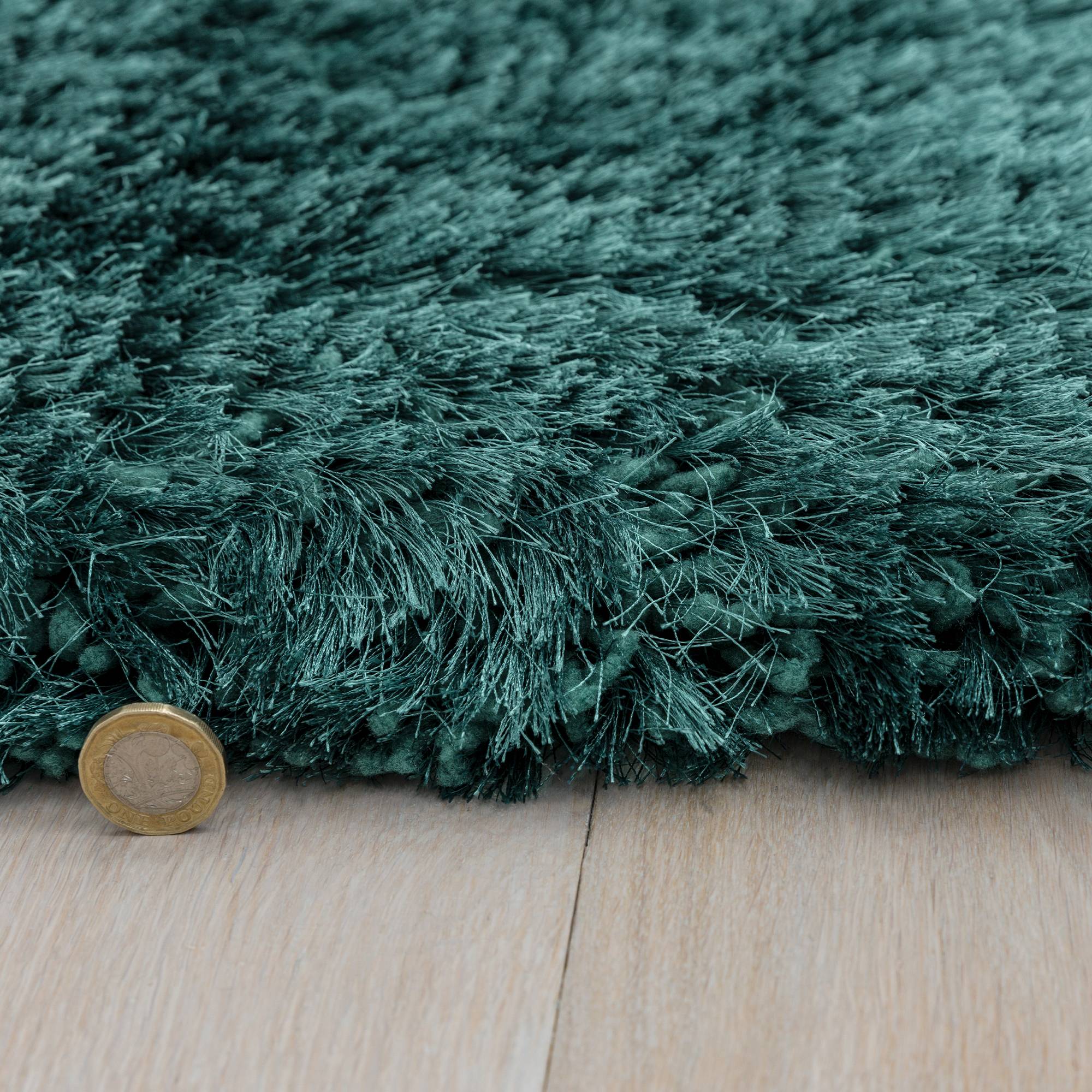 Vloerkleed Plush Petrol