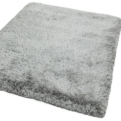 Vloerkleed Plush Circle Silver (Circle)