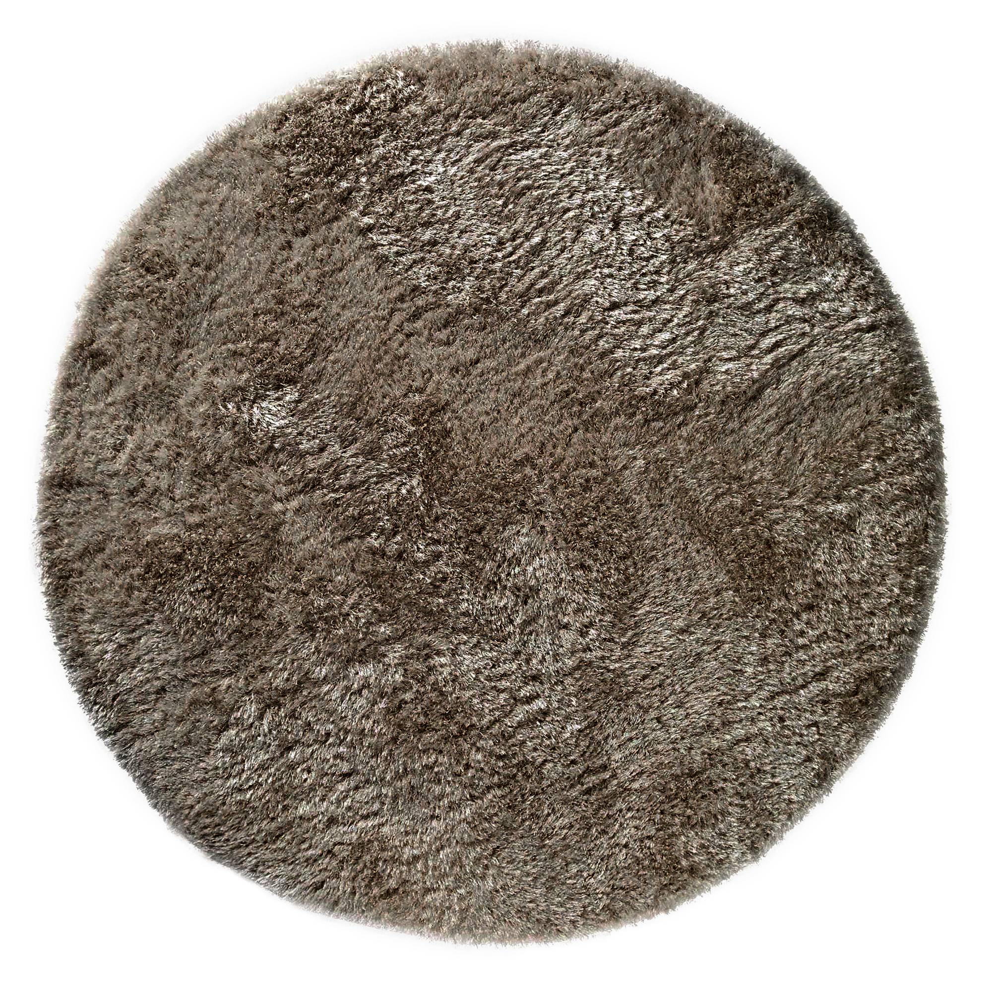 Vloerkleed Plush Circle Taupe (Circle)