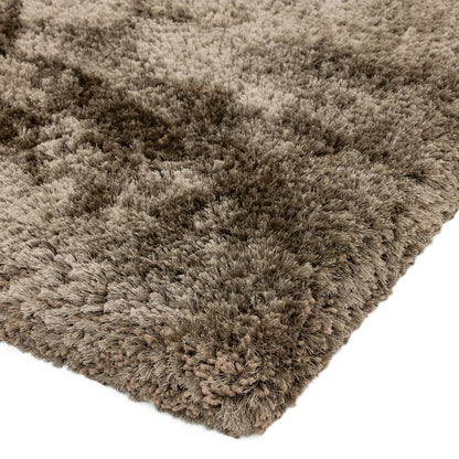 Vloerkleed Plush Circle Taupe (Circle)