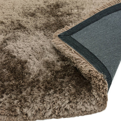 Vloerkleed Plush Circle Taupe (Circle)