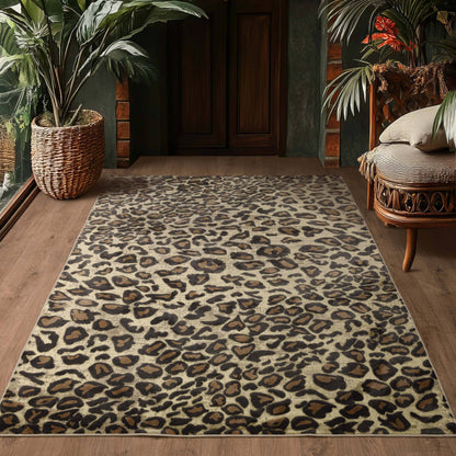 Vloerkleed Quantum QU01 Leopard