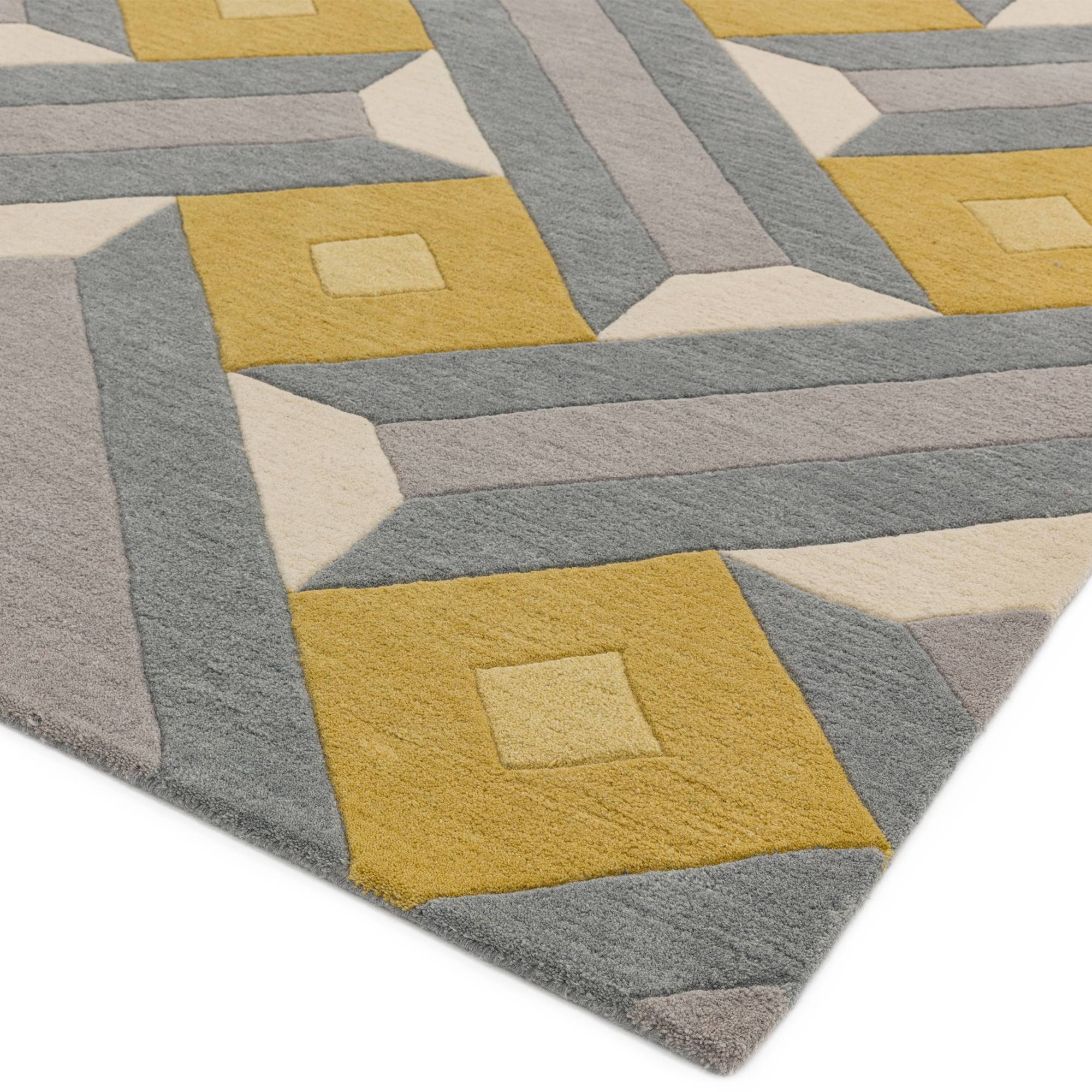 Vloerkleed Reef Runner RF01 Motif Ochre Grey
