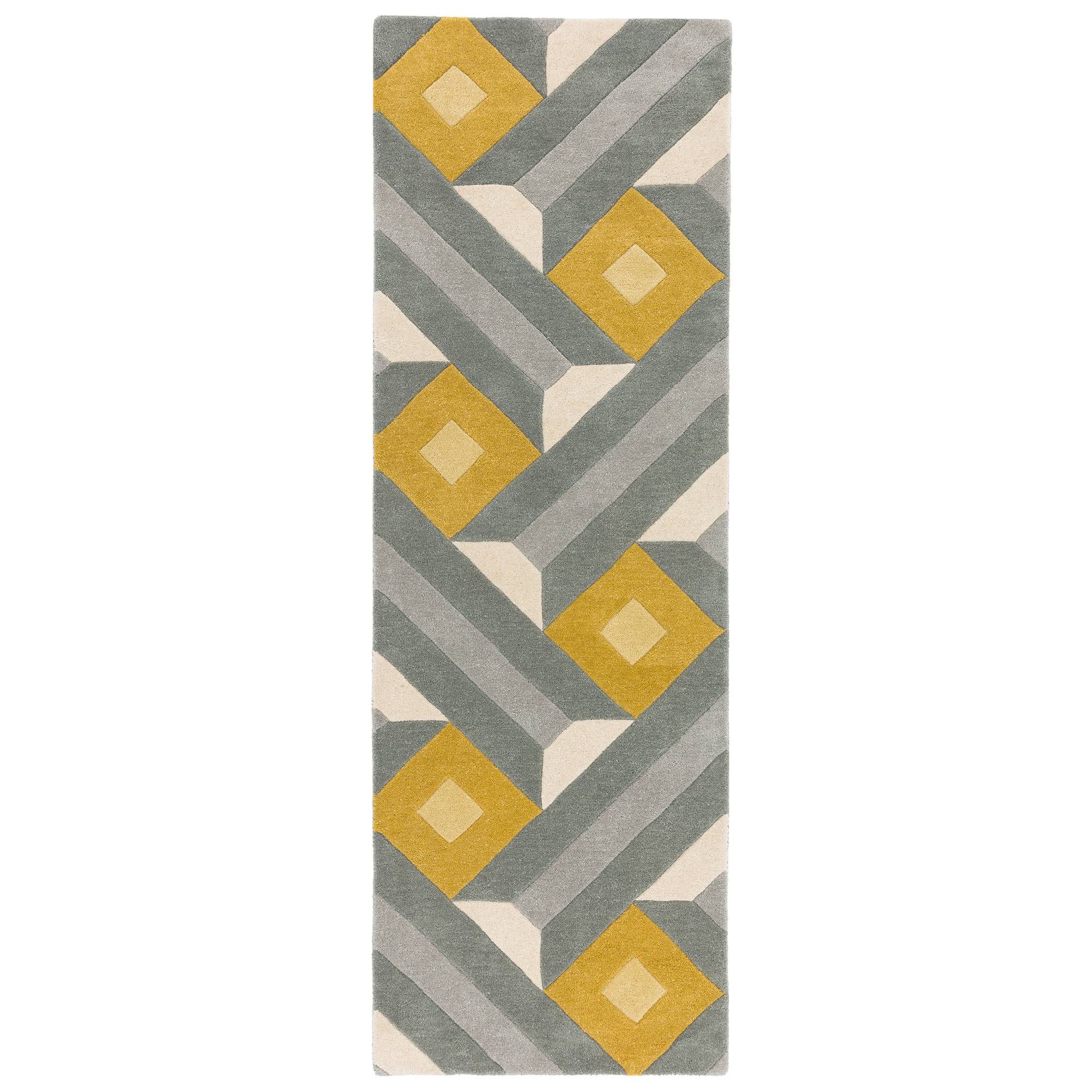 Vloerkleed Reef Runner RF01 Motif Ochre Grey