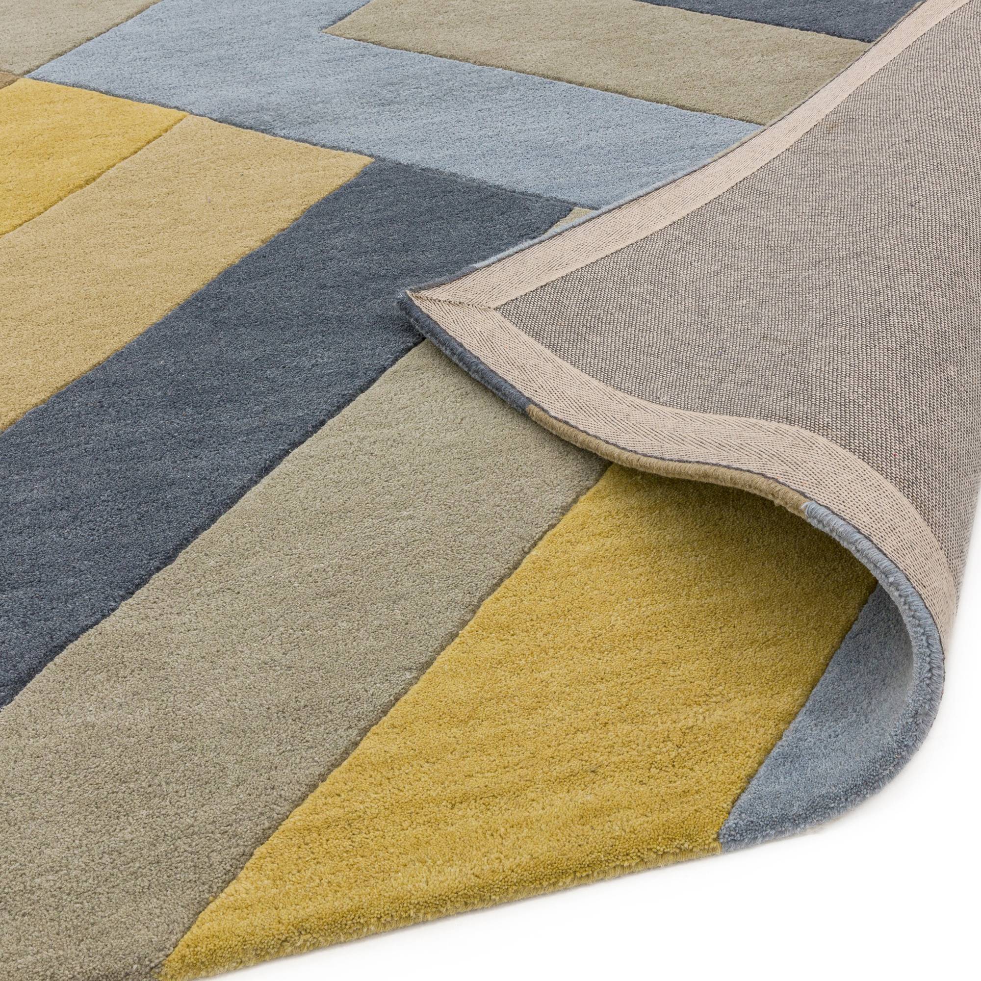 Vloerkleed Reef Runner RF02 Big Zig Ochre Grey