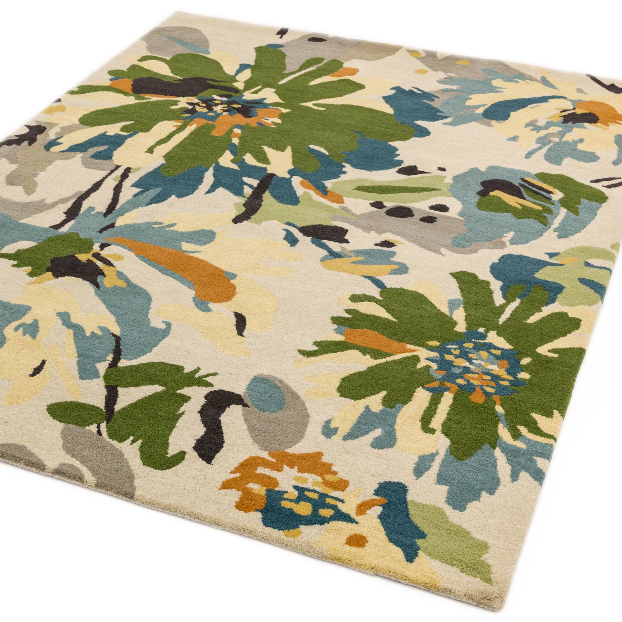 Vloerkleed Reef RF11 Floral Green Multi