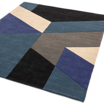 Vloerkleed Reef RF13 Big Geo Blue