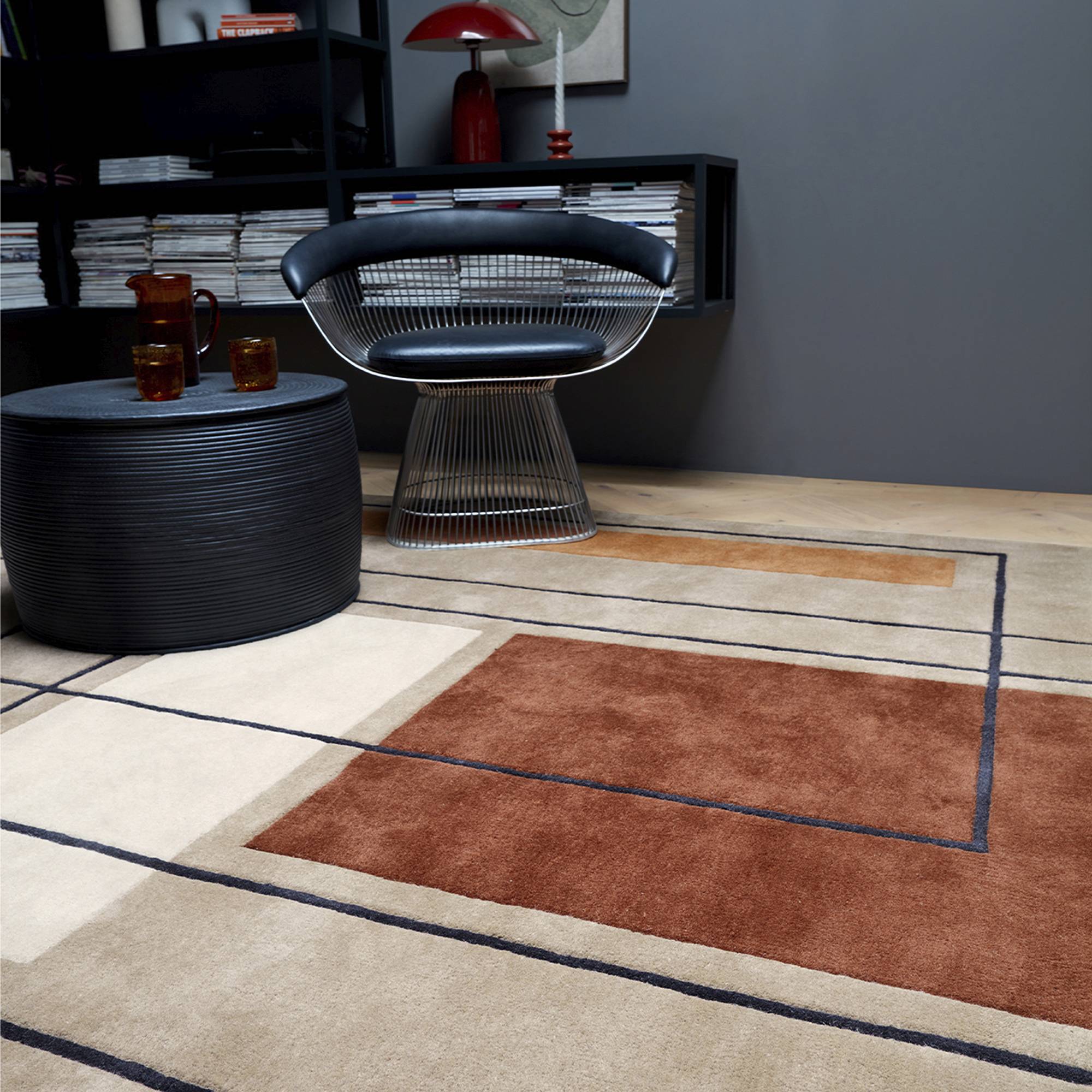 Vloerkleed Reef RF20 Outline Terracotta