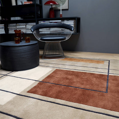 Vloerkleed Reef RF20 Outline Terracotta