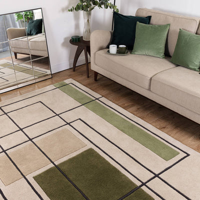 Vloerkleed Reef RF21 Outline Khaki