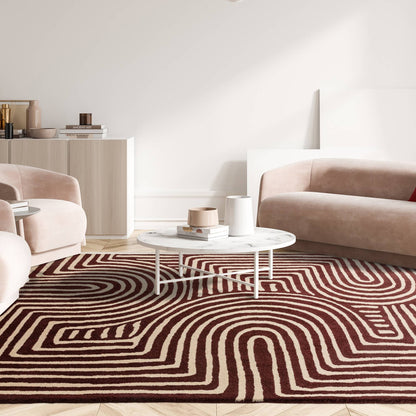 Vloerkleed Reef RF29 Curve Plum