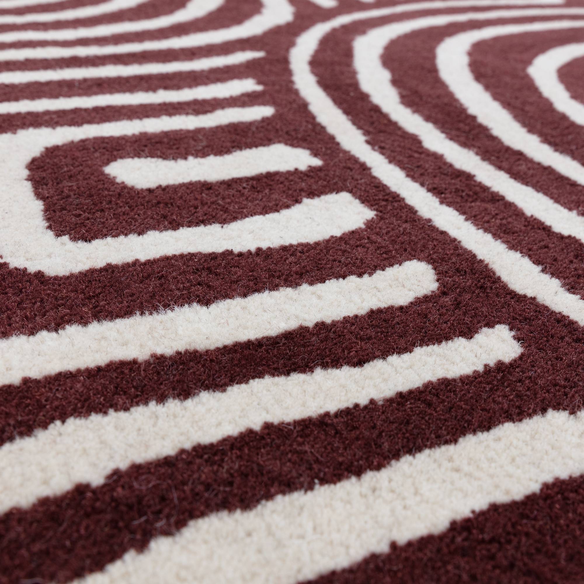 Vloerkleed Reef RF29 Curve Plum