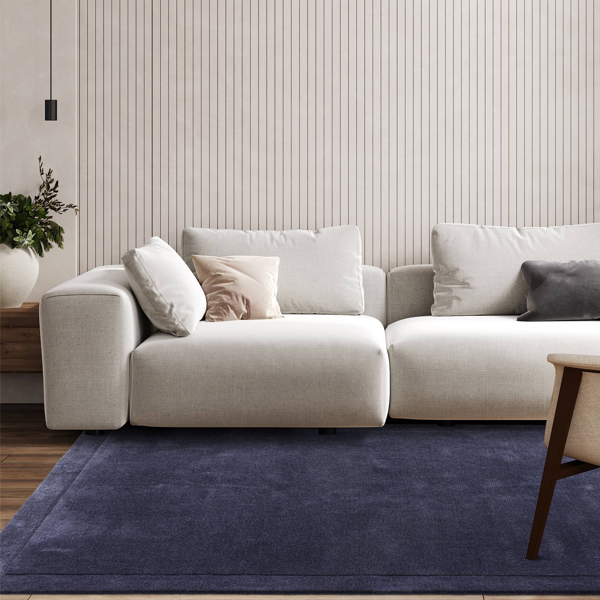 Vloerkleed Rise Navy