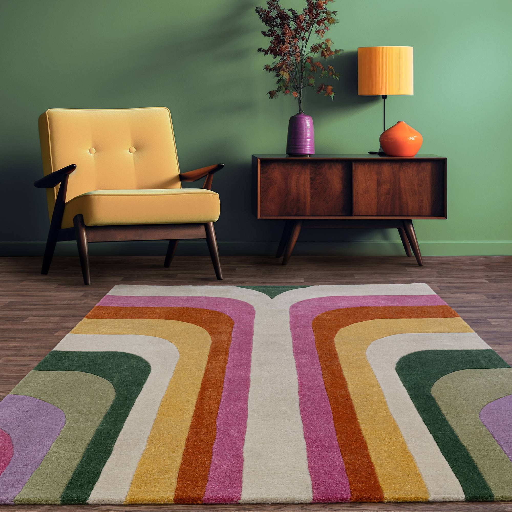 Vloerkleed Romy 01 Retro Pink GRS