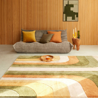 Vloerkleed Romy 02 Retro Green GRS