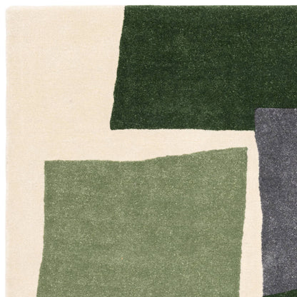 Vloerkleed Romy 12 Papercut Green GRS