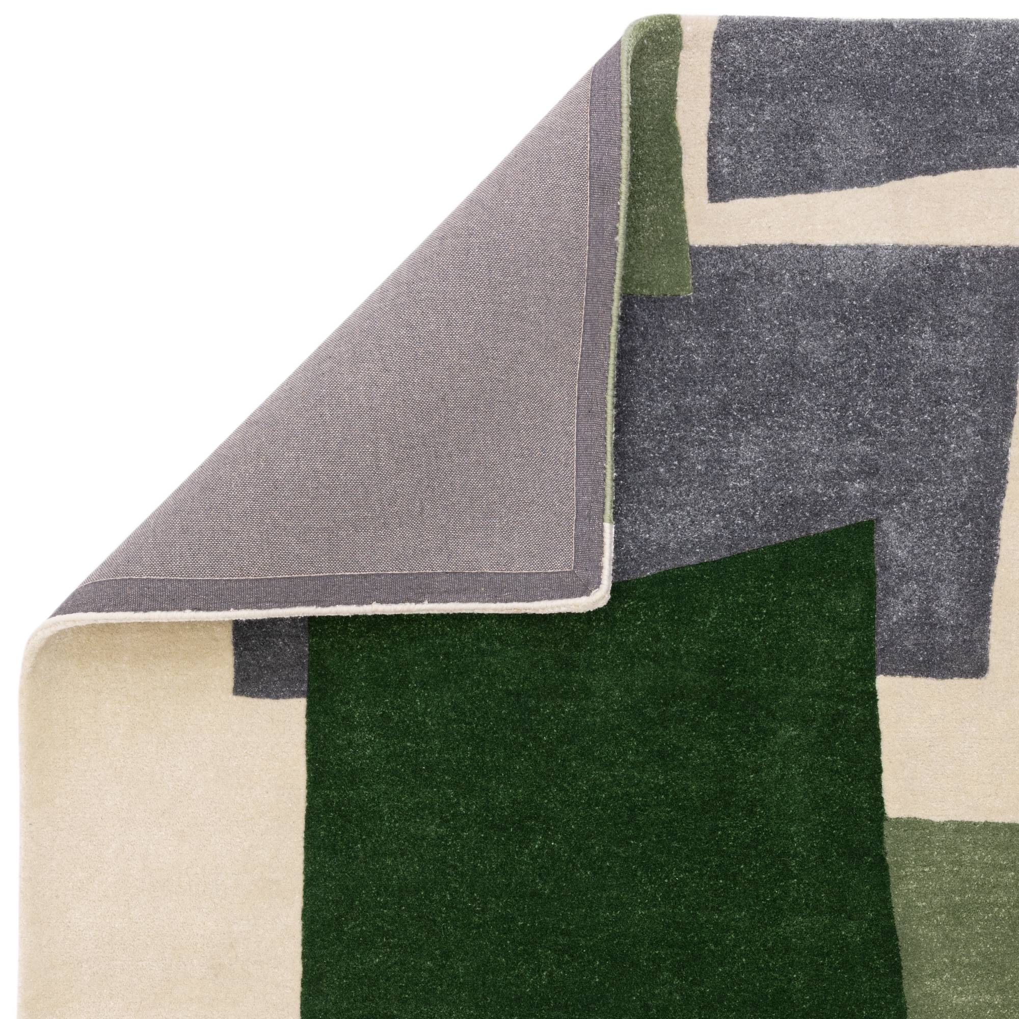 Vloerkleed Romy 12 Papercut Green GRS