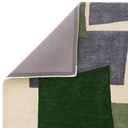 Vloerkleed Romy 12 Papercut Green GRS