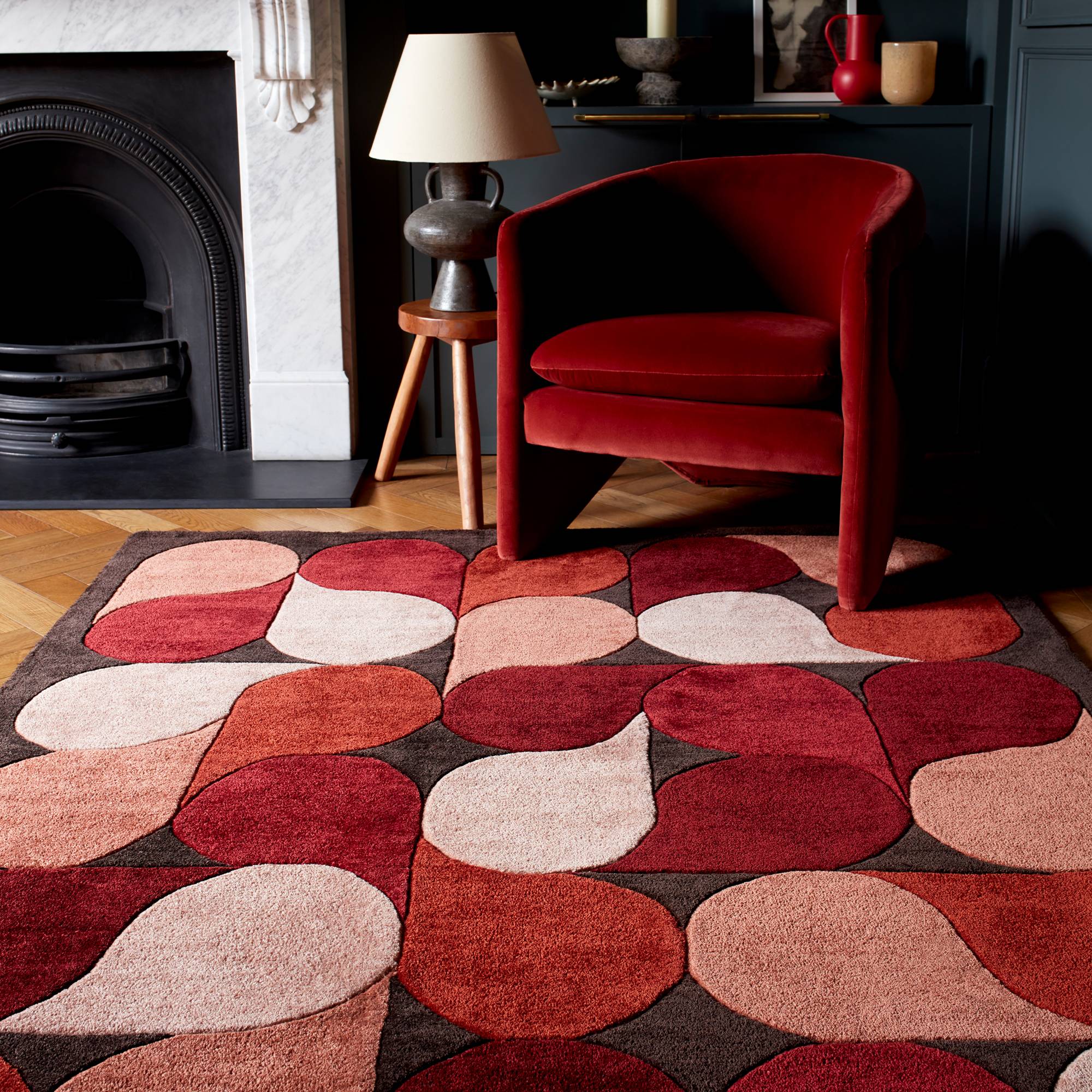 Vloerkleed Romy 14 Jive Red GRS