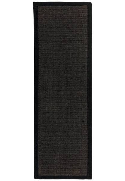 Vloerkleed Sisal Black/Black