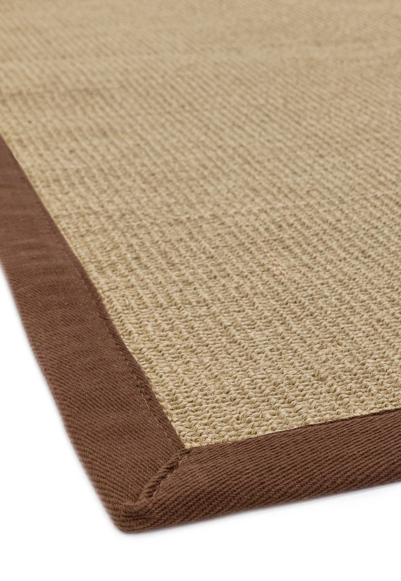 Vloerkleed Sisal Linen/Chocolate