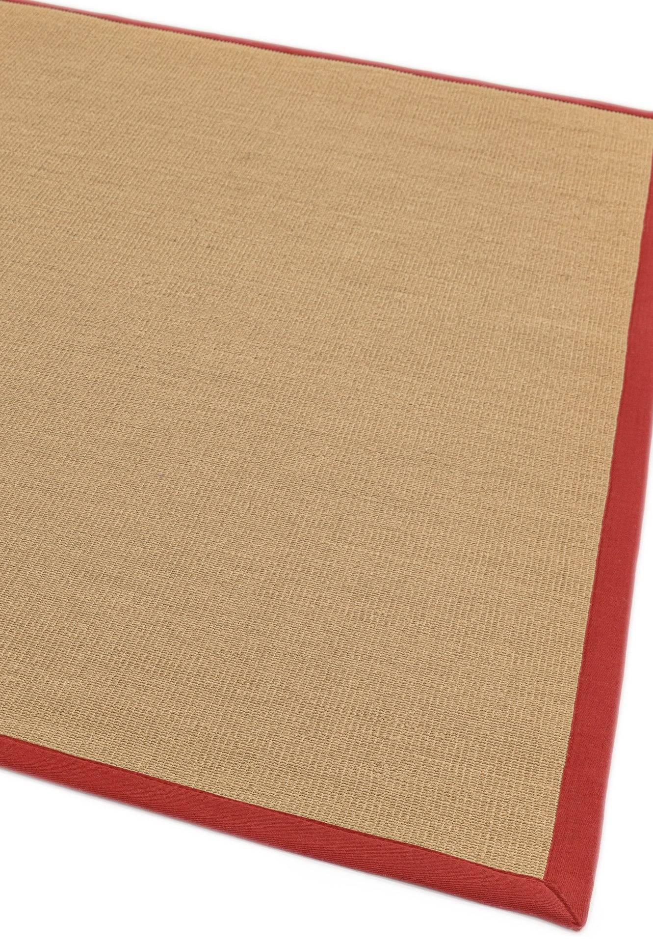 Vloerkleed Sisal Linen/Red