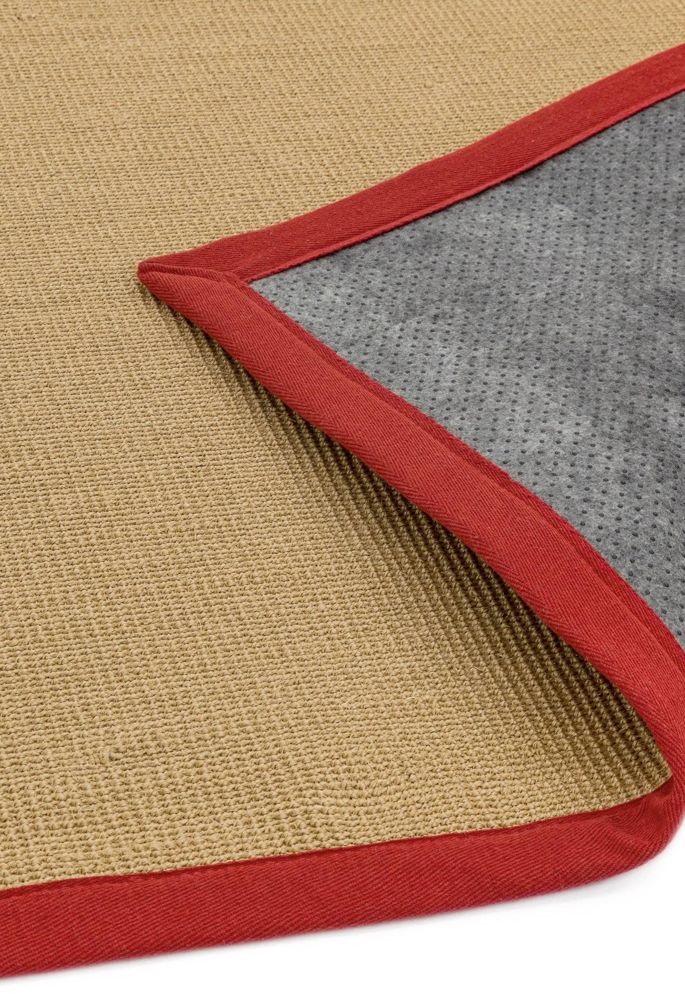 Vloerkleed Sisal Linen/Red