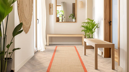 Vloerkleed Sisal Linen/Orange