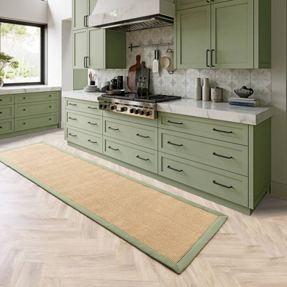 Vloerkleed Sisal Linen/Sage