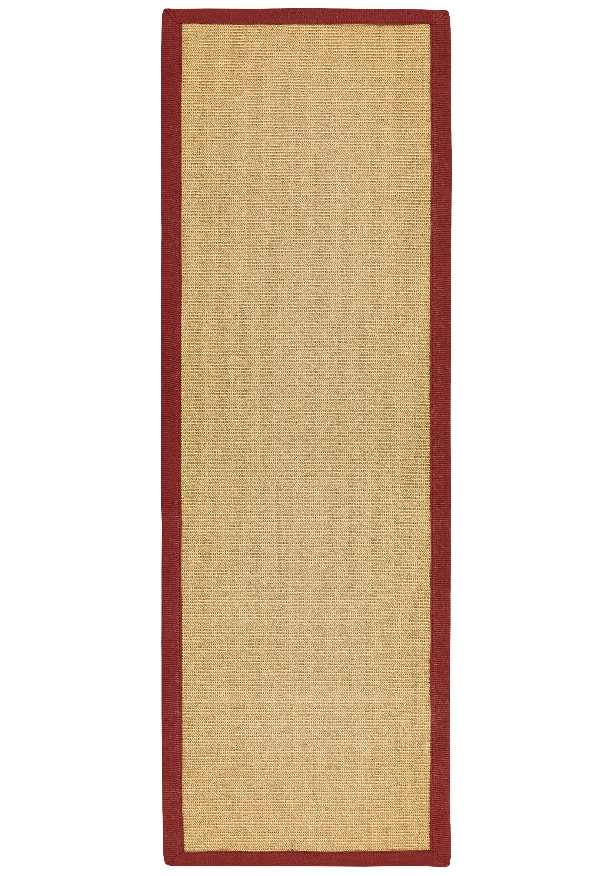 Vloerkleed Sisal Linen/Red