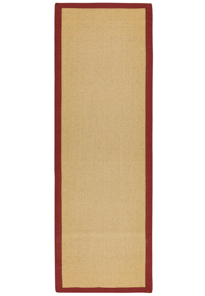 Vloerkleed Sisal Linen/Red